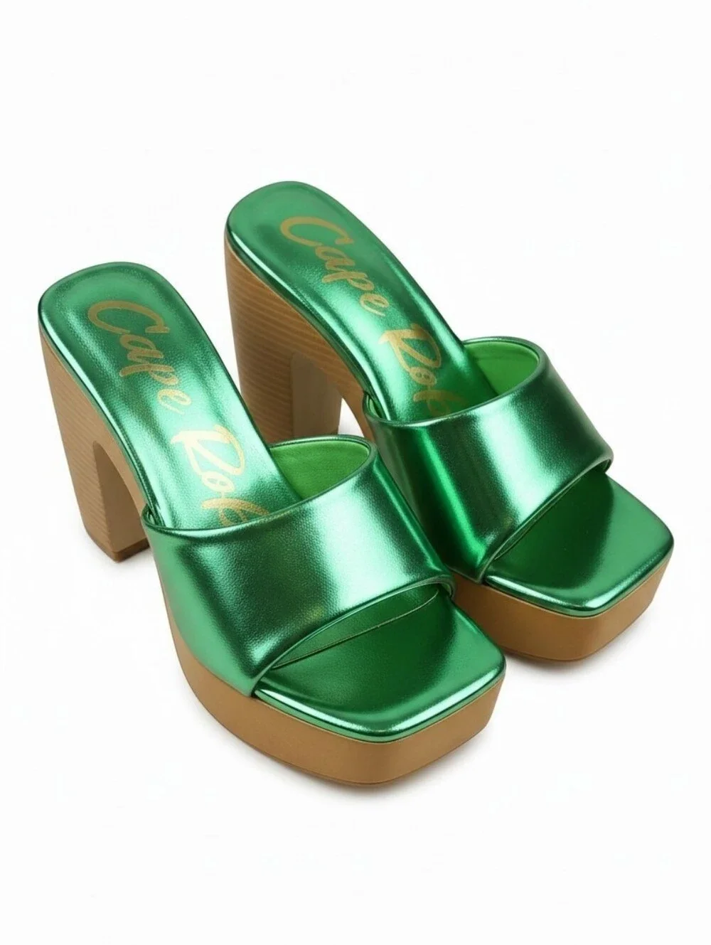 Cape Robbin shiny metallic